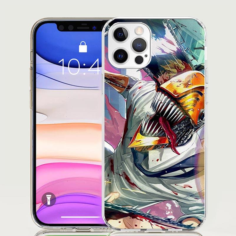 Чехол для телефона Denji из Chainsaw Man для Apple iPhone 17 Air 16 15 Plus 14 + 13 Mini 12 11 Pro Max 7 8 SE 16Max Мягкий чехол Coq