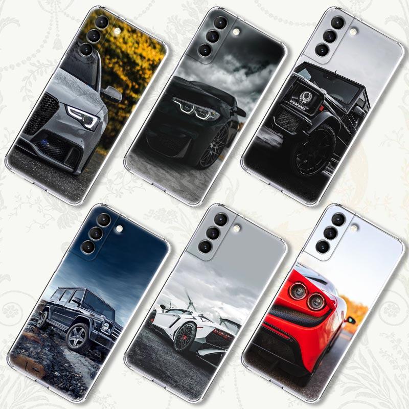 Прозрачный силиконовый чехол со спортивными автомобилями для Samsung Galaxy S22 S21 S20 FE S 22 Ultra S10 E S9 Plus 5G, чехол для телефона
