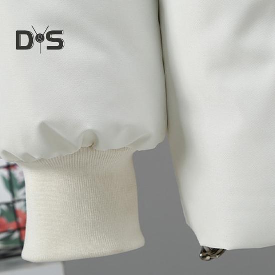 Зимнее пуховое пальто с капюшоном, воротником-стойкой, карманами, застегивающейся на молнию, ветрозащитная, сохраняющая тепло куртка для повседневной холодной погоды из хлопка