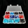 77Pcs Car Auto A/C R134a R12 High & Low Side AC Valve Core Dust Cover Caps Set