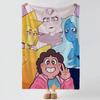 Мультяшное одеяло из толстого и уютного фланеля S-Steven Universe-e, для использования в различных ситуациях, в помещении и на улице, для дневного сна