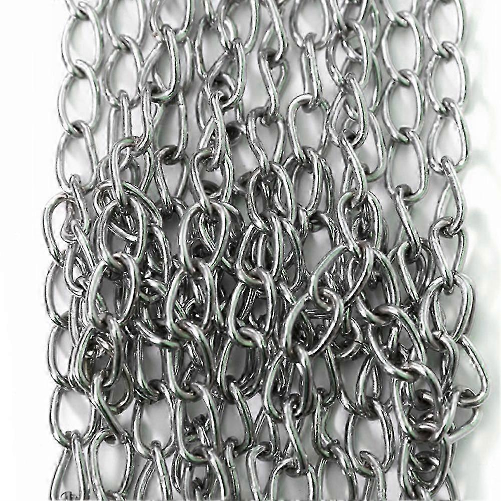 Sport Iron Chain Basketball Net Outdoor 12 Standard Heavy Duty Basketball Goal Replacement Net,Silv