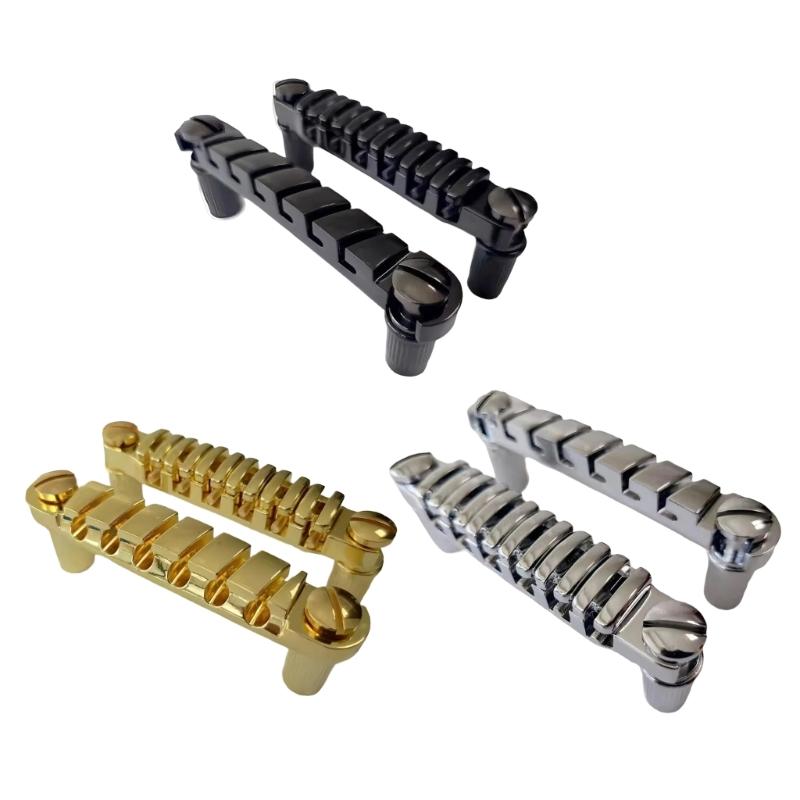Замена бриджа электрогитары Бридж гитары Струнодержатель Верхняя подвеска струн Индивидуальные седла Легко установить