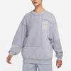 Nike Sweatshirts Women's Purple Crew Neck Moderate Regular DO6960-521