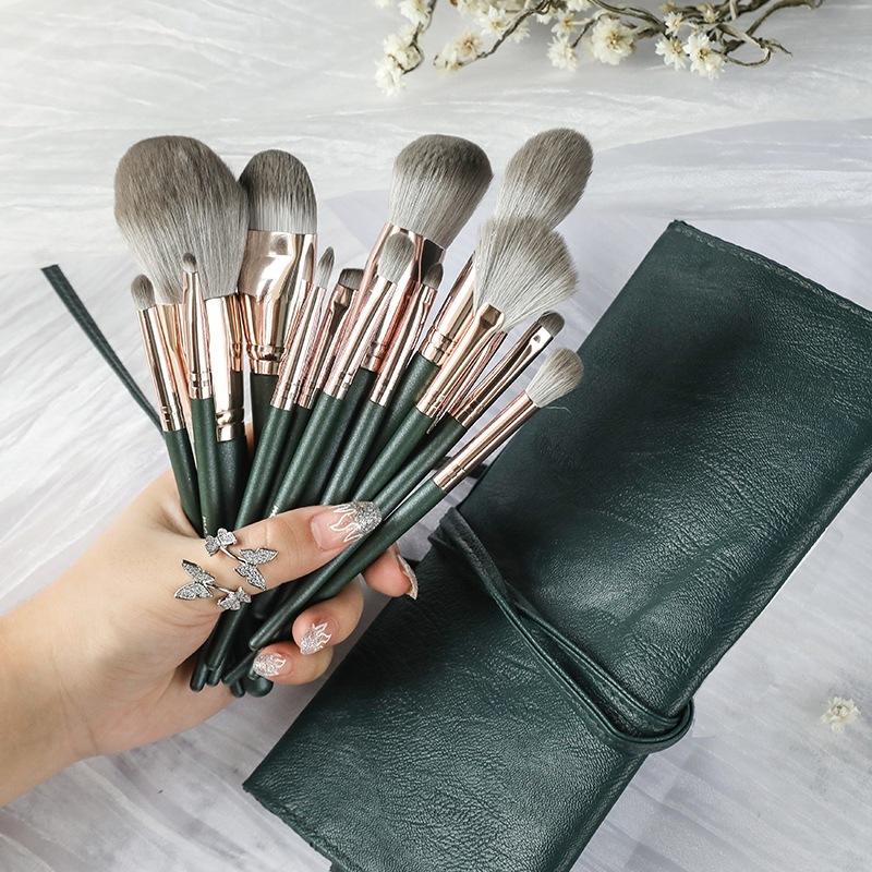 14/15/16pcs Makeup Brush Set Cheek Brush Eye Shadow Brush Portable Beauty Tool Professional Foundation Powder Concealers Eyeshadow Brush