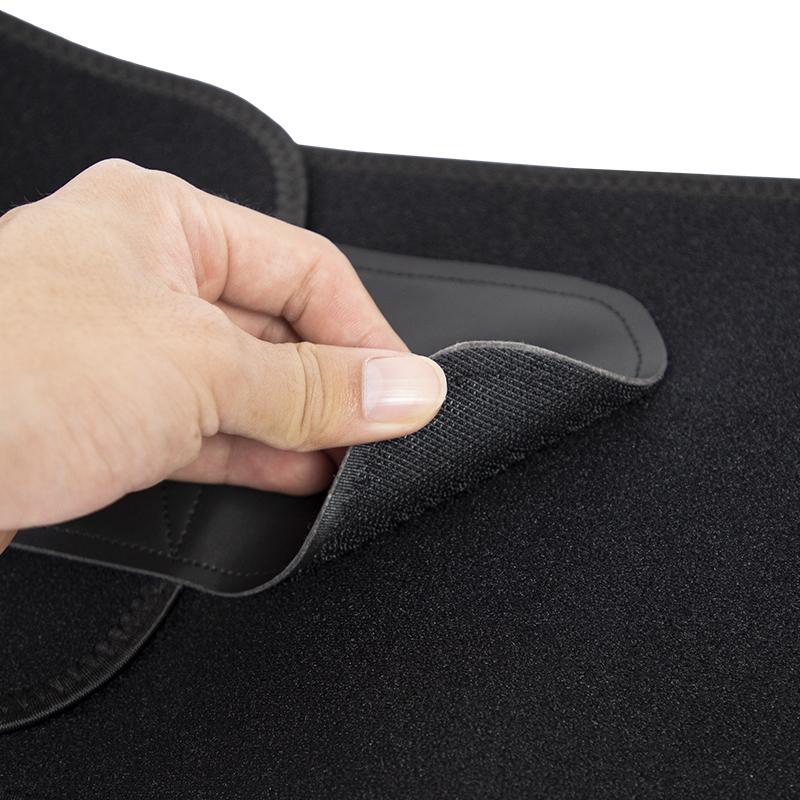 Men Women Gym Waist Trimmer Wrap Sweat Band Lumber Belt Slimming Private Label Heated Waist Trainer With Low Price Black Color