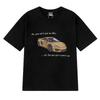 Summer Fashion Tate McRae Sports Car Lyrics Graphic T Shirts Unisex Oversized Short Sleeve T-shirt Men Women 100% Cotton Tops