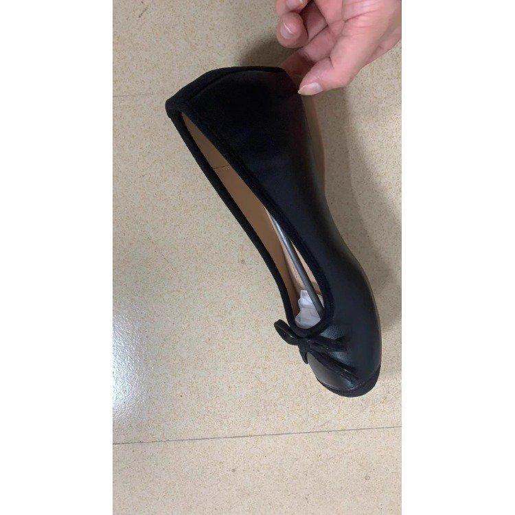 Увеличение внутренней высоты Маленькие одинарные туфли Женские весна и осень 2025 Новые туфли Doudou Универсальные балетки из маленькой кожи