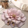3D Цветочный Ковер Впитывающий Напольный Коврик Гостиная Гардеробная Нескользящий Напольный Коврик Спальня Прикроватный Ковер