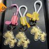 999 Чистое Золото Мультяшный Брелок Подвеска Шарм для Мобильных Телефонов и Сумок