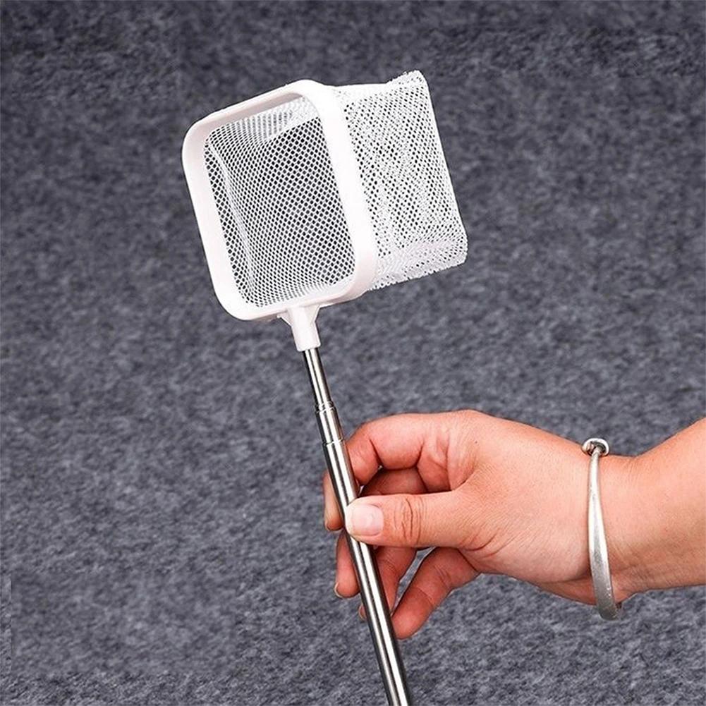 Fishing Landing Net Rustproof Corrosion Resistant Stainless Steel Fishing Net for Catchin Fish Shrimp Tank Aquarium Accessories