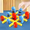 Matryoshka Tic-Tac-Toe & Chess Interactive Family Toy Set
