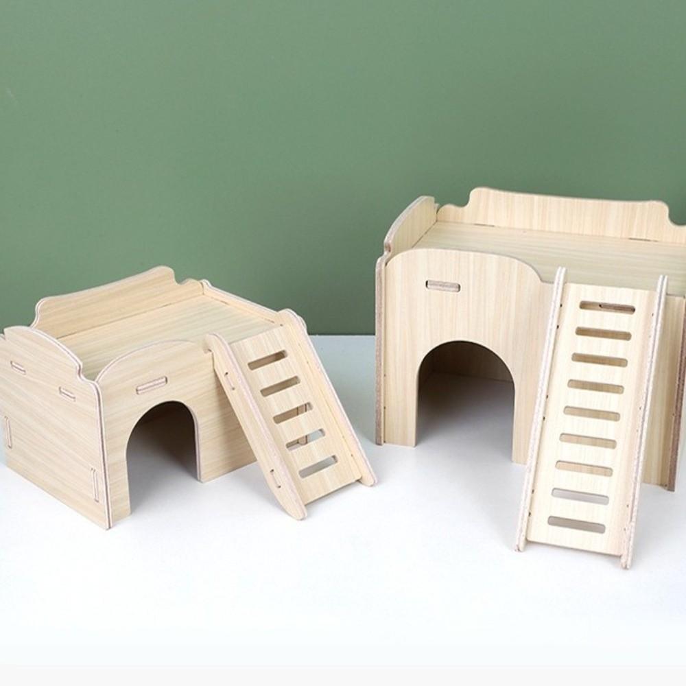 Легкий в установке Платформенный домик Деревянная игрушка для лазания для хомяка Новые качели-балансир Товары для питомцев