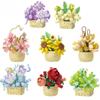 Building Block Bouquet Ornaments Model Girls Children's Assembly Building Block Toys