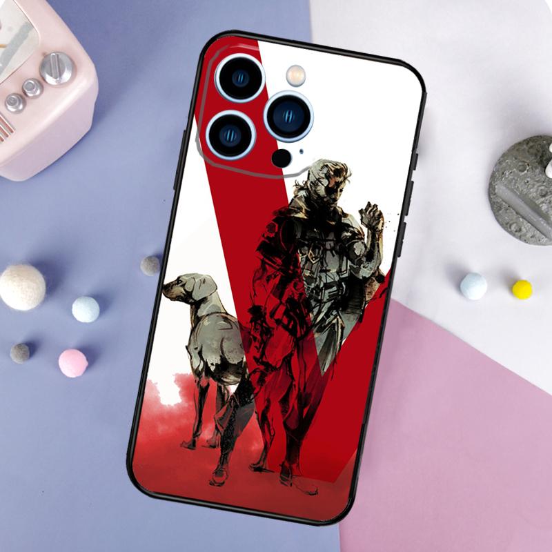 Игровой чехол для телефона Metal Gear Solid для iPhone 16 15 14 12 11 13 Pro Max Mini Plus X XS Max XR Задняя крышка
