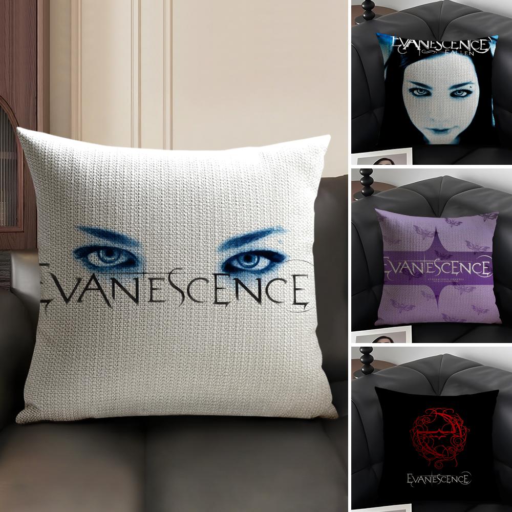 Hot Rock E-Evanescence Наволочка Натуральный Лен Органическая Ткань Двусторонняя Печать Диван Домашний Декор Подарок Чехол для Подушки
