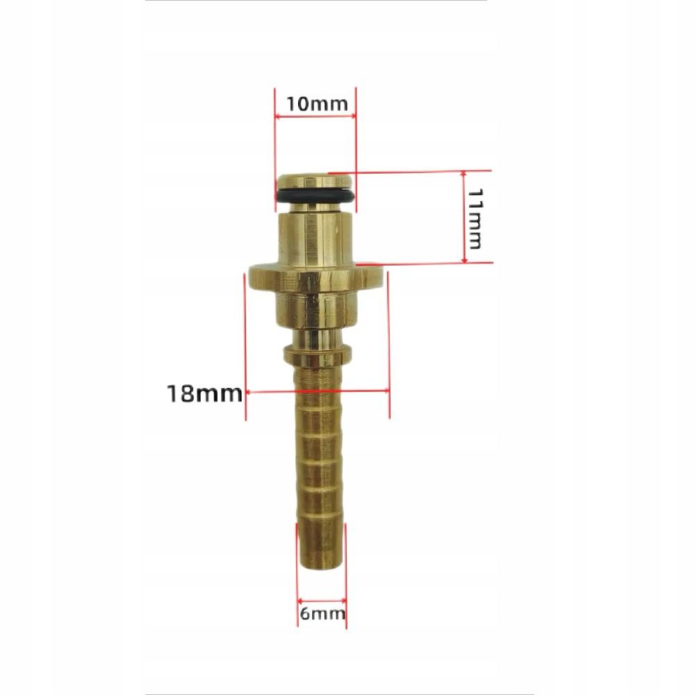 Crimp/plug for crimping a DN6 hose for an old-type Kärcher K washer