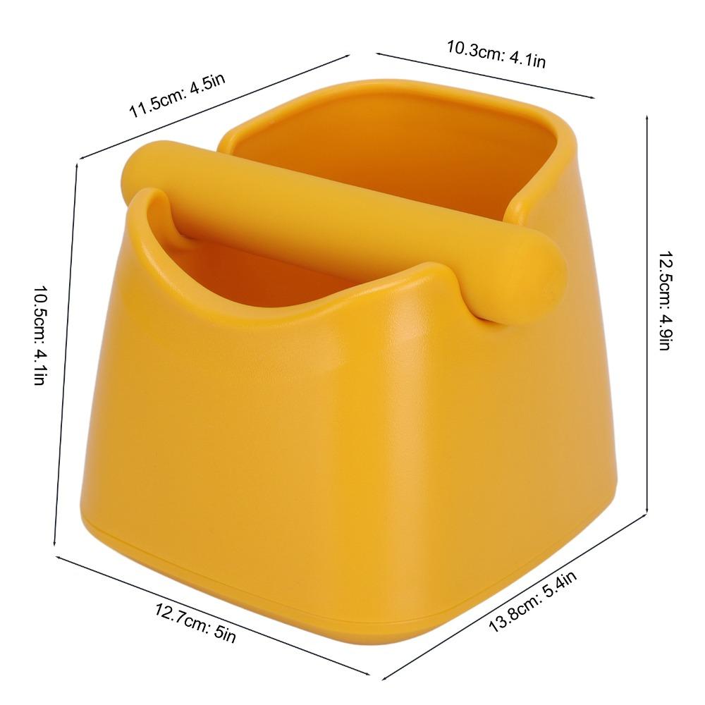 Removable Knock Bar Coffee Knock Bin Rubber Bar Espresso Grounds Container Home Coffee Station