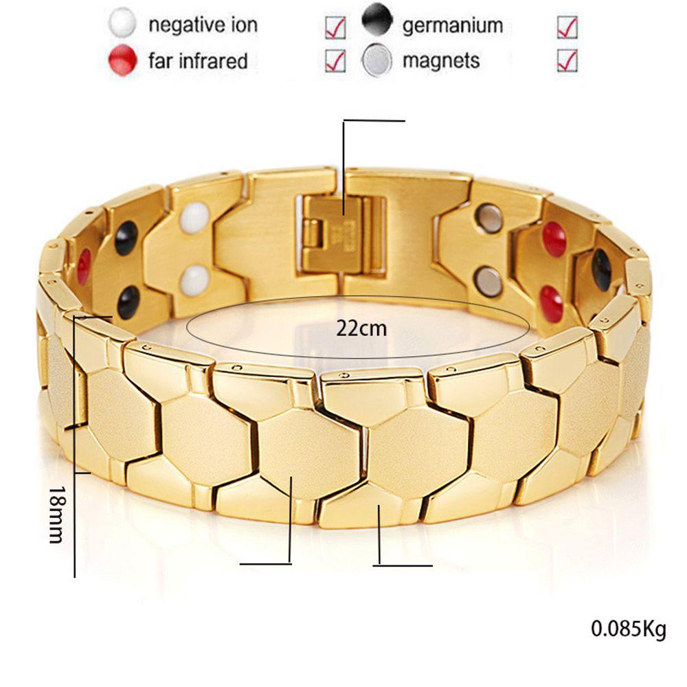 Acupoint Massage Treatment Detachable Bangle Hematite Energy Healing Magnetic Therapy Bracelet