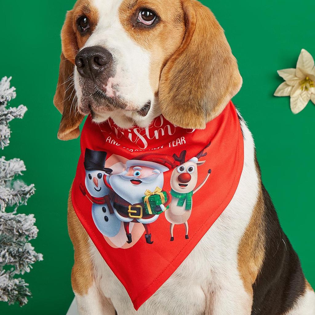 The Hot-Selling Christmas Dog Bandana: Festive Pet Scarf & Bib
