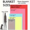 Funny cat and mouse patterns Flannel printed blanket suitable for all seasons suitable for living room office sofa and travel
