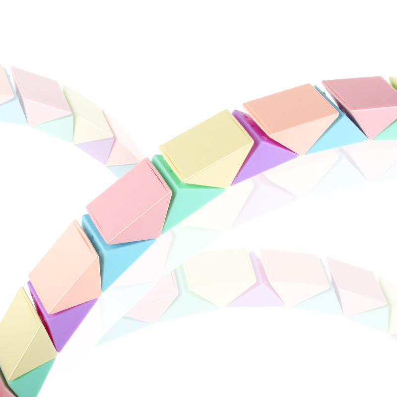 24/36/48/60/72 сегмента Волшебное правило кубики змеи Макарон Разнообразие цветов Складной стерео малыш