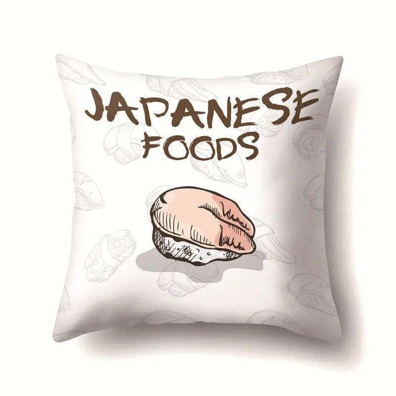 Чехол для подушки «Еда» для автомобиля, офиса, дивана, спальни, гостиной