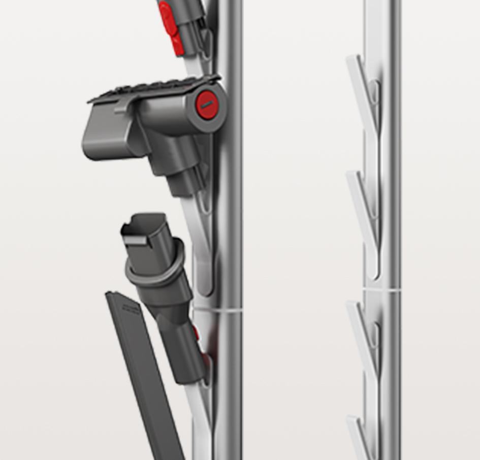 Satuo S3 Aluminum Vacuum Cleaner Bracket for Dyson V7 V8 V10 V11 V15 V12 Slim, Vacuum Stand Support Storage Part docking station