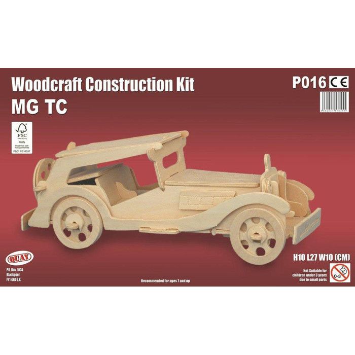 Maquette en bois Voiture ancienne Années 30