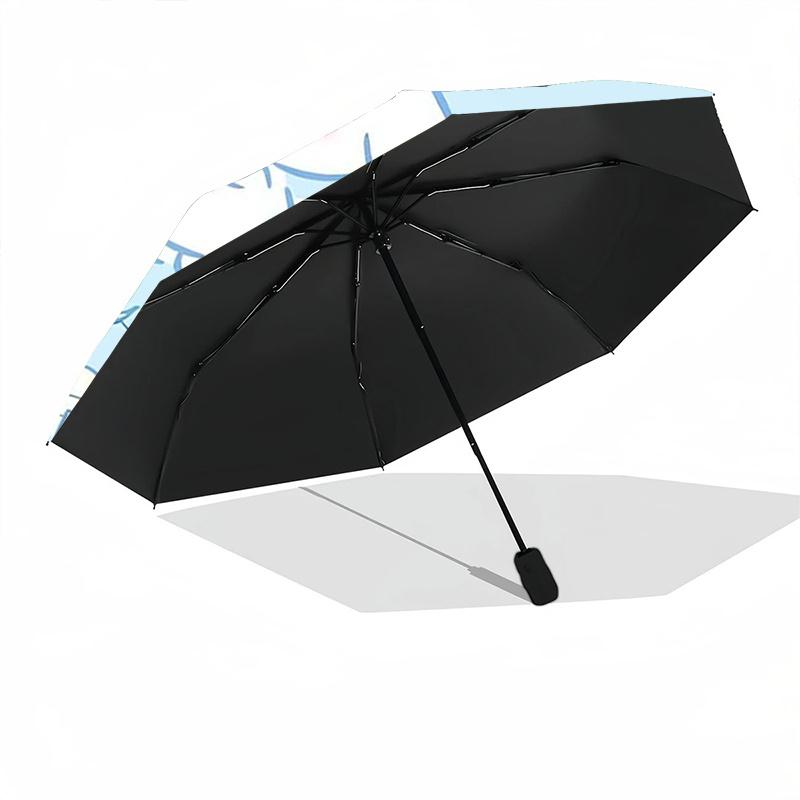 1pc Happy Cinnamoroll Pattern Automatic Opening and Closing Umbrella - Suitable for Various Occasions, Outdoor Activities, Lightweight and Durable Aut