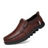 Мужская обувь весна новая кожаная обувь мужская первый слой коровьей кожи повседневная обувь большой размер обувь для папы внешняя торговля мужские лоферы