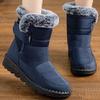 Women'S Boots Fashion Winter Boots With Super Warm Fur Botas Mujer  Winter Shoes Woman Snow Boots Elegant Woman Heeled Shoes