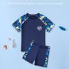New Children's Swimwear: Split Suits for Babies, Lightweight Short-Sleeve Beachwear, Boys' Swimsuits, and Trunks for Big and Medium-Sized Kids