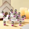 24 Pcs Jesus Resin S Easter Mini Resin S Figurines Cute Tiny Jesus Figures Decoration for Religious Christian Easter Party Favo