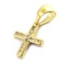 Les Trésors De Lily [M8769] - Позолоченный кулон «Крест» из белого золота - 9x9 мм