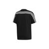 3-Stripes Training Crew Neck Short Sleeve T-Shirt Men Tops Black EB5277