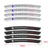 4pcs Car Wheel Badge Decoration Sticker Emblem Decal Accessories Center Cover For Peugeot 408 4008 3008 508 106 208 301 407 2008 T7