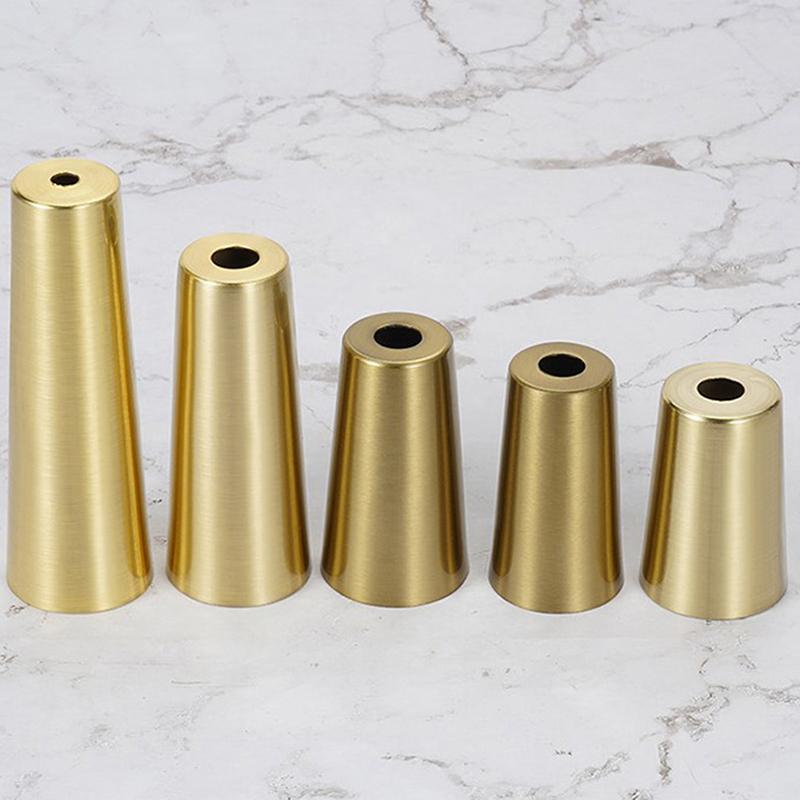 Твердая крышка цилиндра для стула из матового железа для ног, защитная декоративная нижняя безопасная подушка