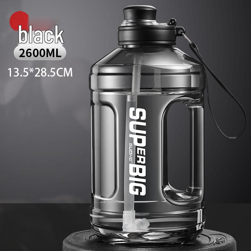 Large Capacity High-Temp Resistant Sports Water Bottle - Ton Ton Portable Plastic Cup & Barrel
