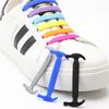 NO.8 12Pcs Silicone Shoelaces for Shoes No Tie Shoe Laces Elastic Laces Sneakers Kids Adult Rubber Shoelace One Size Fits All Shoes