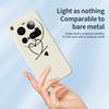 For Xiaomi 15 Ultra Case Black Love Pattern Printing Straight Edge TPU Phone Back Cover