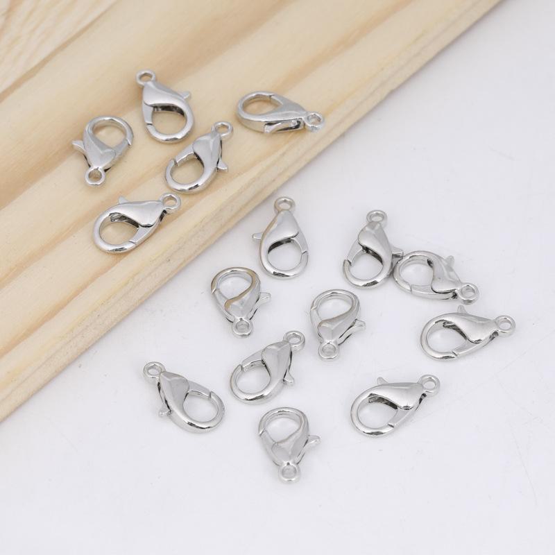 Застежка-карабин из сплава для самодельных ожерелий, браслетов, брелоков и аксессуаров для багажа