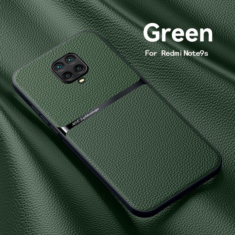 Для Xiaomi Redmi Note 9 Pro Чехол Кожаный Магнитный Чехол для Телефона Для Redmi Note 9S 9Pro Max Note9S Встроенная Металлическая Пластина Задняя Крышка