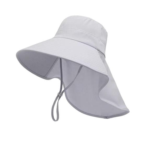 Солнцезащитная шляпа для мужчин и женщин с широкими полями, защитой от ультрафиолета, с шейным клапаном, летняя рыболовная шляпа для походов, путешествий и активного отдыха