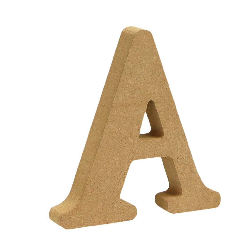 Wood Wooden A-&- Letter Wedding Birthday Party Home Decorations