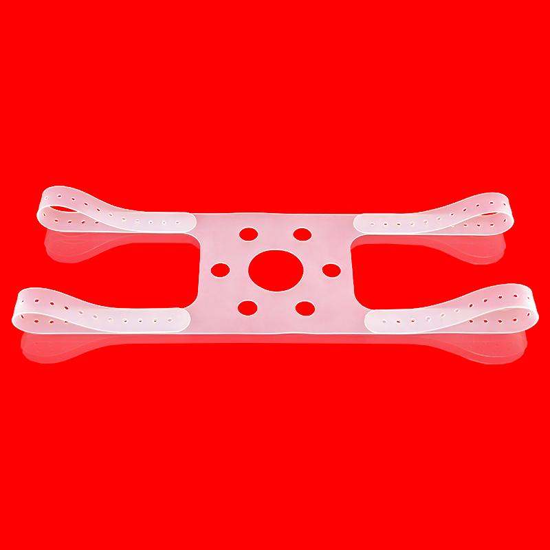 Регулируемый силиконовый сменный ремешок для CPAP, головной убор, эластичная лента, фиксирующий аксессуар для респираторной маски для удобной посадки