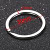 20pcs Stainless Steel Split Key Rings 1.5x25mm Jump Rings Metal Hook Ring for Keychain Making DIY Handmade Jewelry Accessories