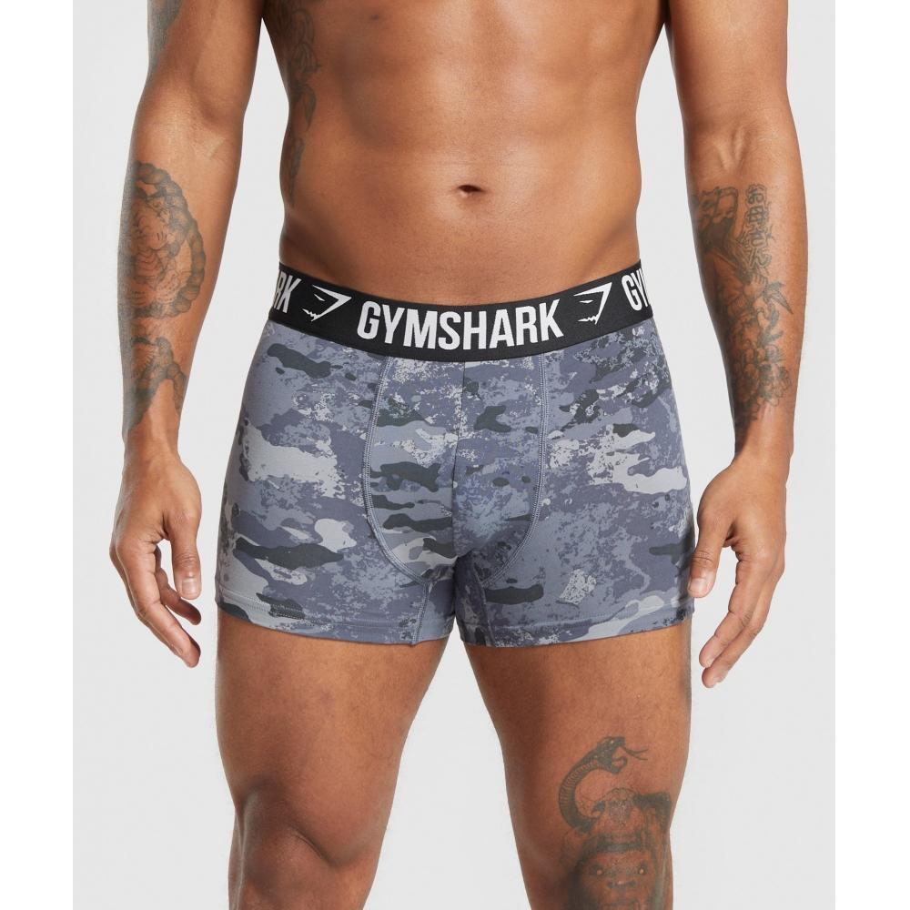 Gymshark Боксеры-брифы 3 шт. Черный Графитовый Серый A5a3w Bc2n