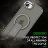 For iPhone 16e Case Compatible with MagSafe PC + TPU Phone Cover with Kickstand