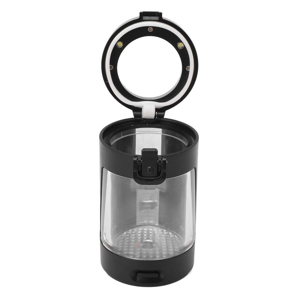Smell Proof Container Black Portable Mini Spice Luminous Transparent Odor Proof Storage Box Jar